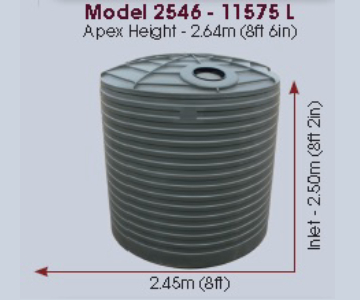 Model 2546 Gallon 11575 Litre Water Tank